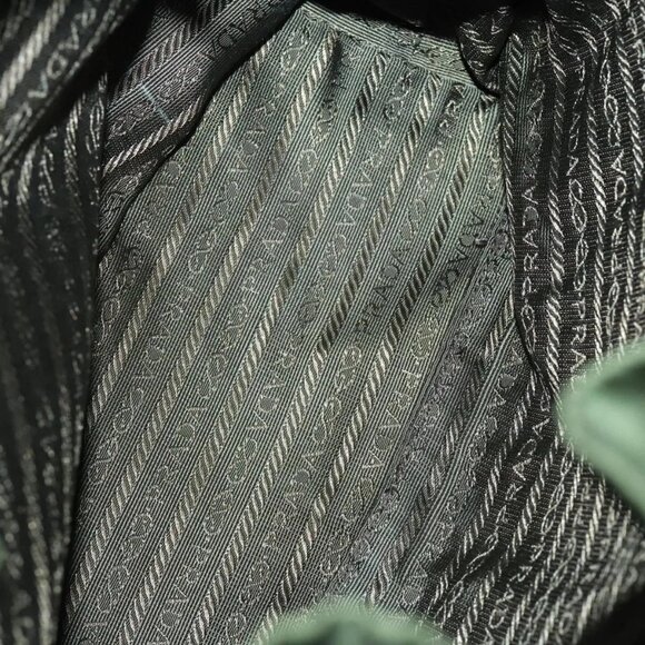 PRADA Backpack Nylon Green Silver Auth 135051 - Picture 11 of 16